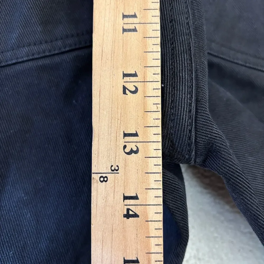 J. Galt Shanghai Pants Small Womens Black Carpenter Cargo Straight High Rise